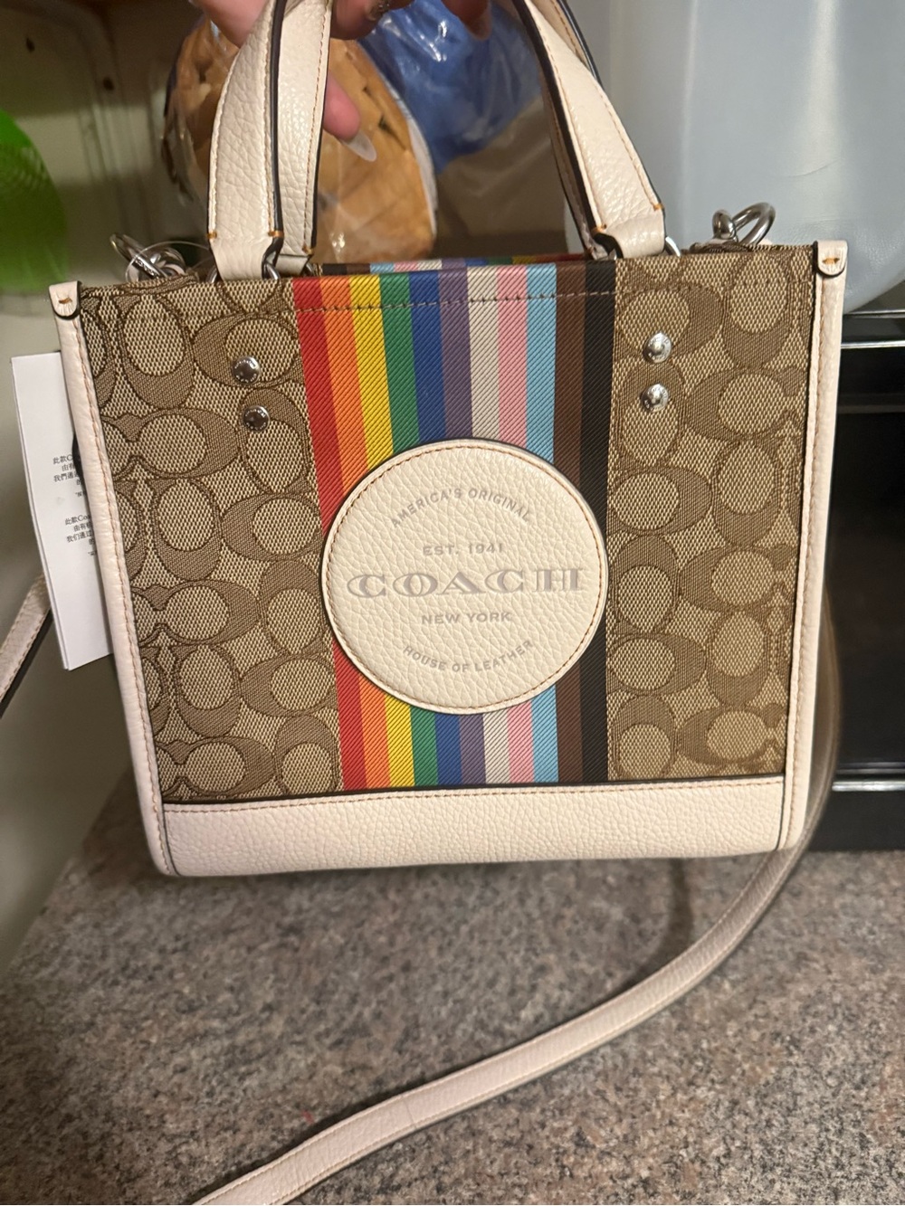 Coach Dempsey Carryall Pride Collection NWT